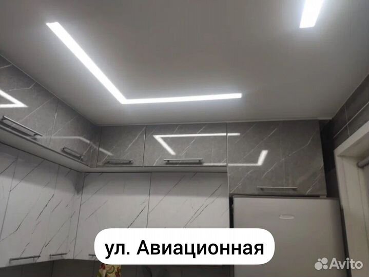 Натяжные потолки под ключ