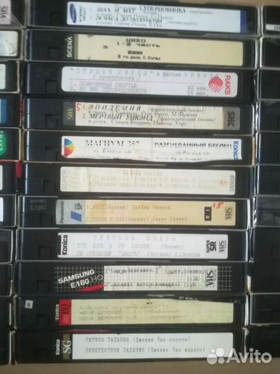 Видео кассеты VHS с фильмами коллекция за шт