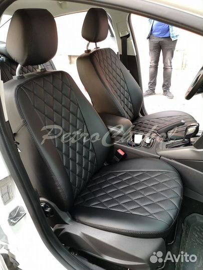 Авточехлы для Ford Focus 3 (Trend) ромб