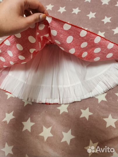 Юбка пышная, яркая
