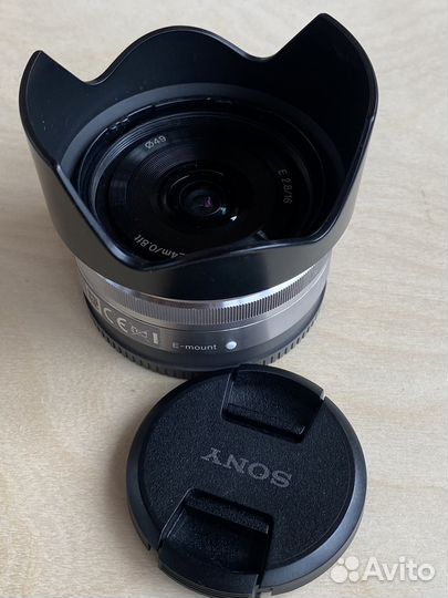 Объектив sony e 16mm f2,8