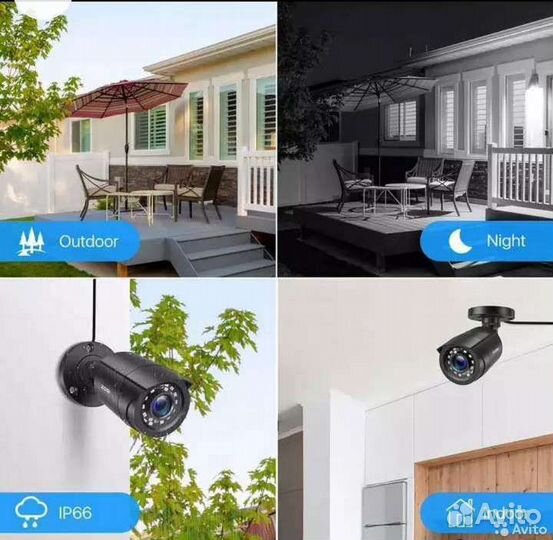 Готовый комплект видеонаблюдения - 8 камер