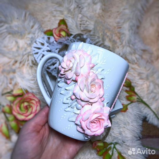 Кружка чашка посуда подарочная девочка полимерная