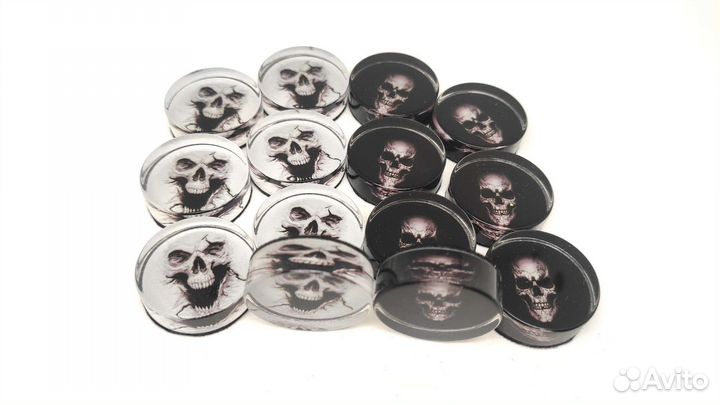 Фишки для нард ручной работы