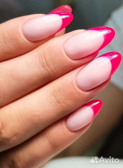 Маникюр с укреплением педикюр наращивание