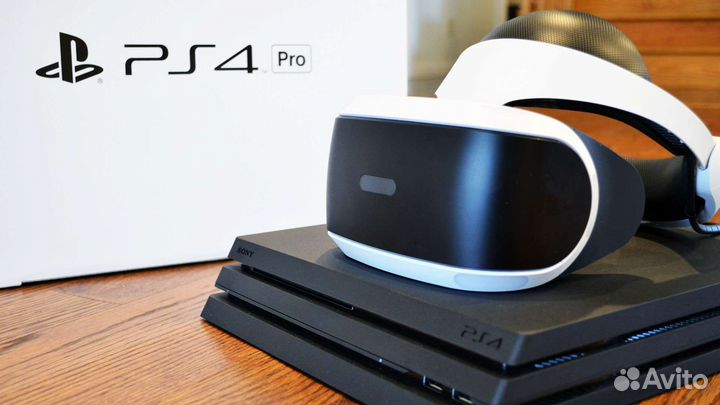 Sony PS4 pro и шлем VR