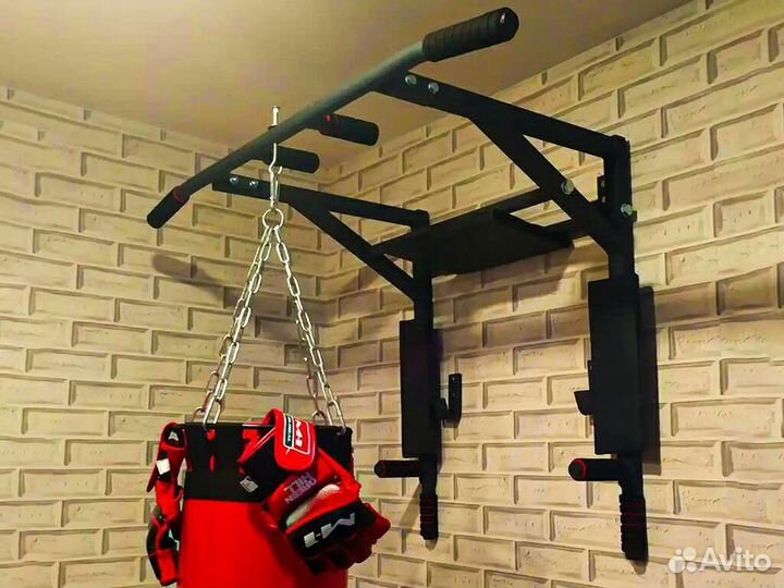 Усиленный турник - брусья - пресс