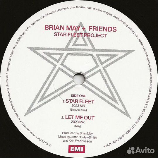 Виниловая пластинка May, Brian - Star Fleet Sessio