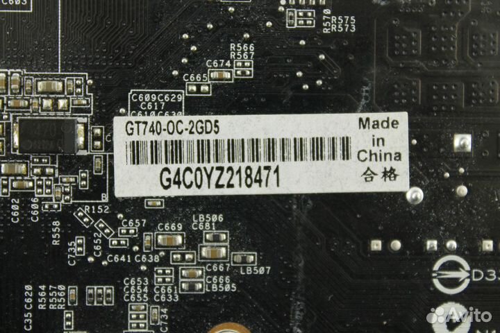 Видеокарта 2 GB GT 740 Asus OC