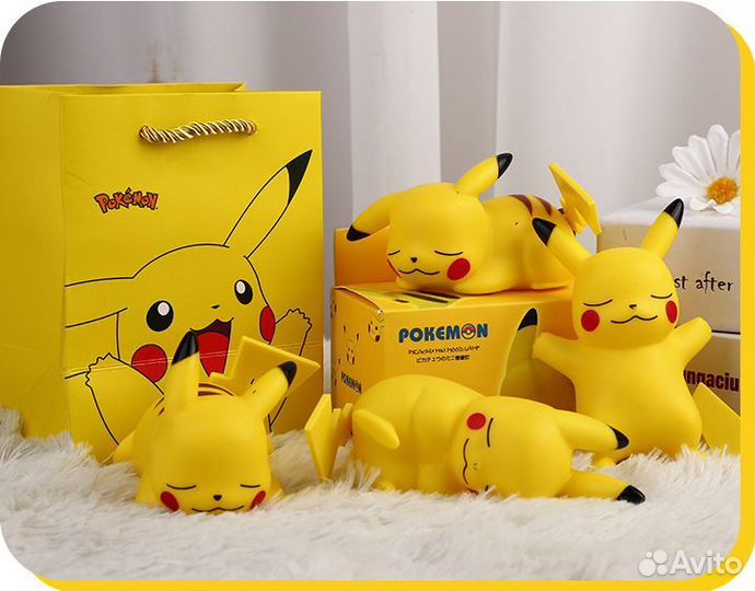 Светильник покемон Пикачу