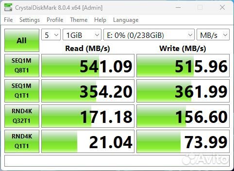 256 гб SSD диск Azerty M2 2280 ngff 256 GB