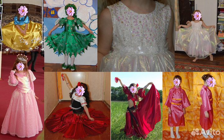 Новогодние костюмы детские (14 шт)