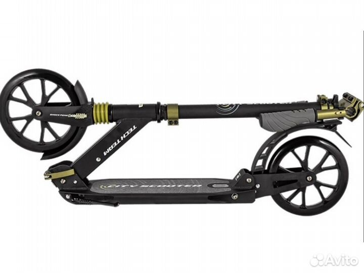 Самокат 398010 тт City scooter black 1/2 черный