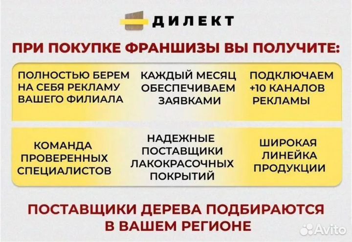 Готовый бизнес столярное производство