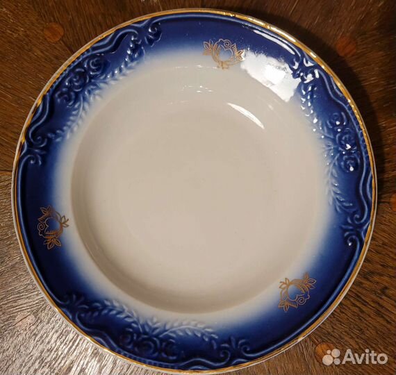 Тарелки кобальтовые СССР