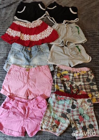 Пакет. 48 вещей для девочки 92-122, для двойни