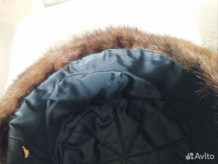 Норковая шапка мужская