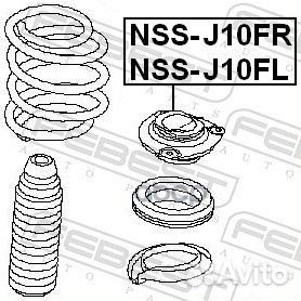 NSS-J10FL опора амортизатора переднего левого