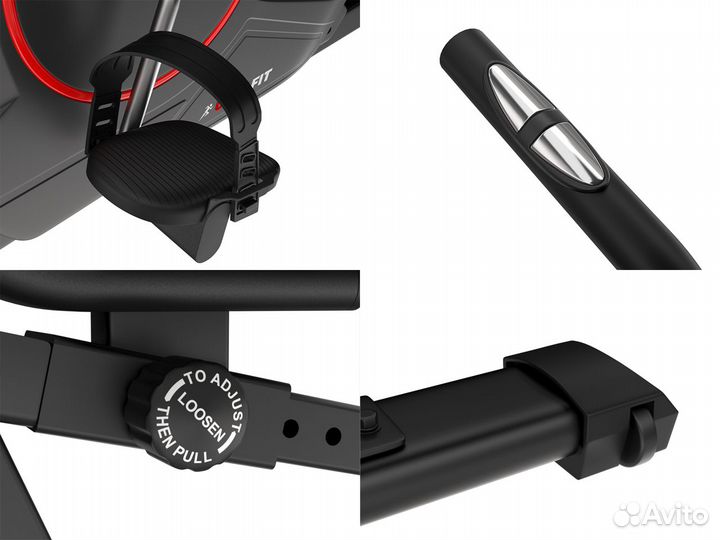 Горизонтальный велотренажер UnixFit BR-390