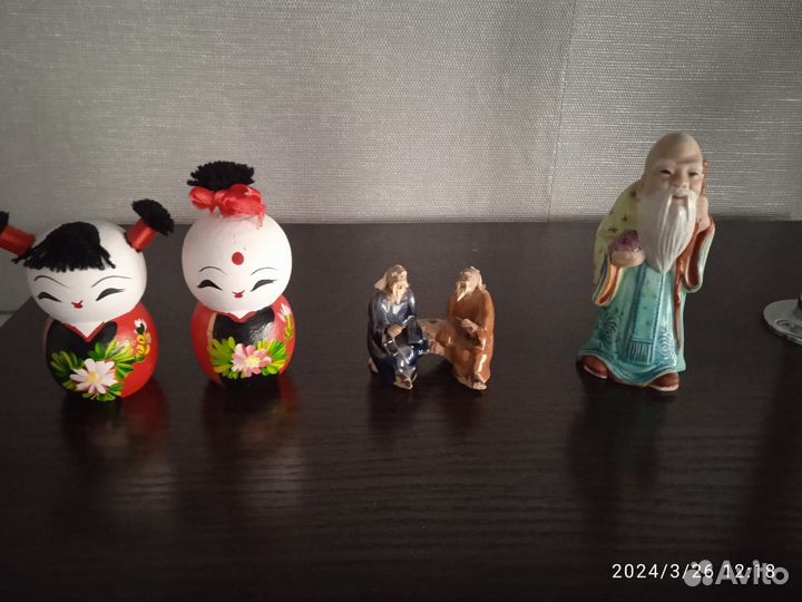 Статуэтки, куклы обереги. Япония,старый Китай