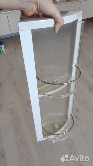 Угловая полка в ванную