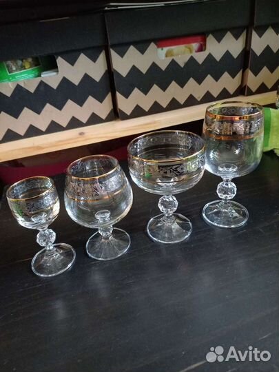 Наборы bohemia claudia цветочный узор на платине