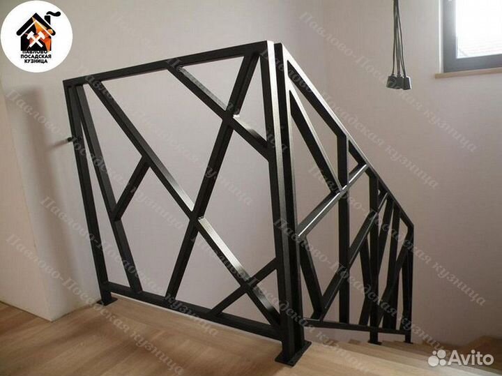 Перила в стиле лофт