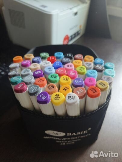 Маркеры для скетчинга 48 цветов