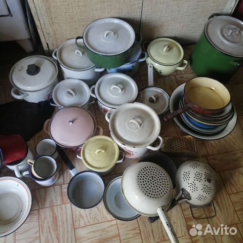 Эмалированная посуда СССР