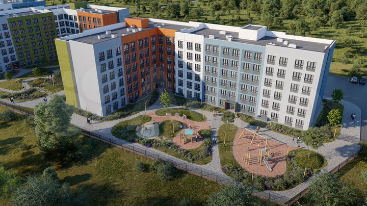 3-к. квартира, 63,1 м², 1/6 эт.