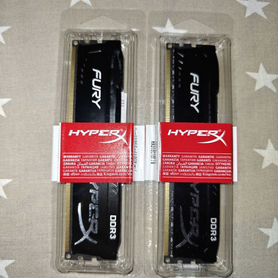 Hyperx fury black 8x2 1866mhz(новая)