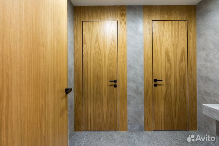 Изготовление шпонированных дверей высота до 2,8м