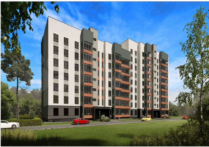 2-к. квартира, 69 м², 2/9 эт.