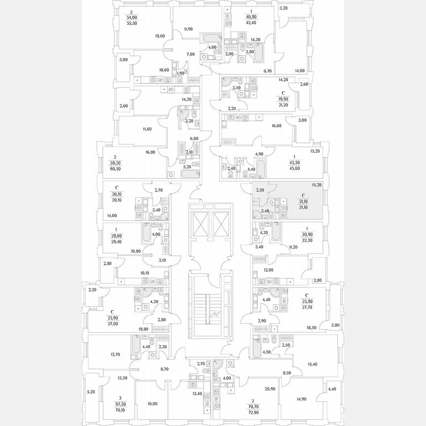 Квартира-студия, 23,5 м², 11/13 эт.