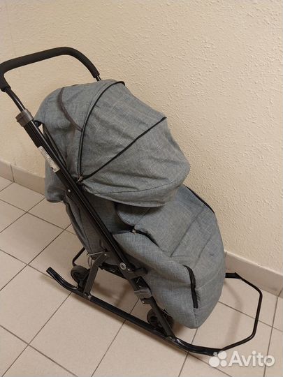 Детские санки коляска werter berger sport 7