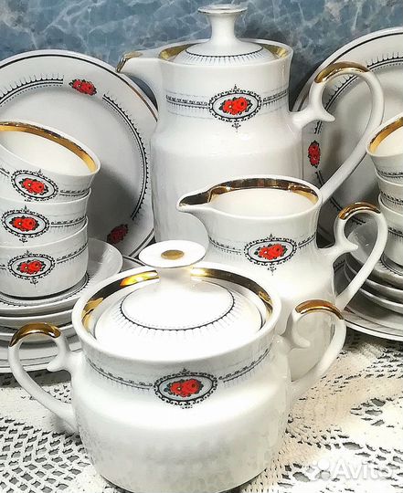 Сервиз СССР фарфоровый