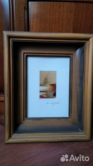 Картина из сухих растений