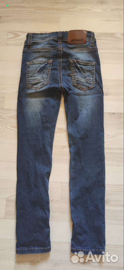 Джинсы и рубашка для мальчика рост 122-128