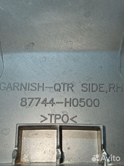 Накладка на крыло задняя правая Kia Rio X-Line