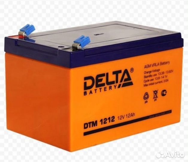 Аккумулятор delta DTM 1212