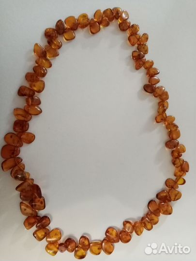 Бусы из янтаря советских времен