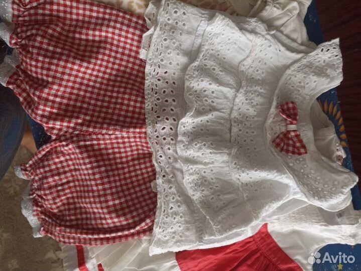 Вещи пакетом на девочку 80 86 размер