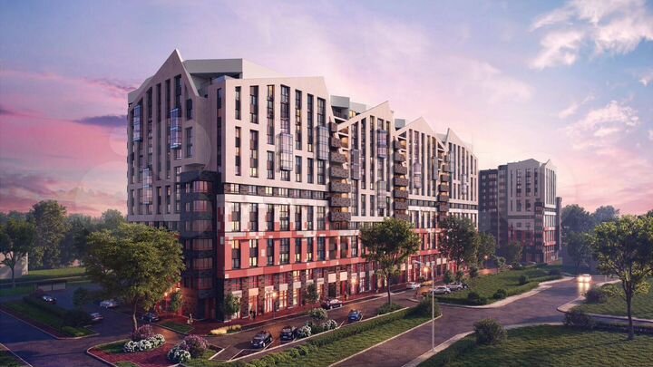 3-к. квартира, 94,6 м², 12/13 эт.