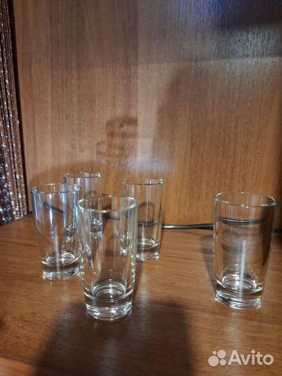 Рюмки стопочки 5 шт вместе