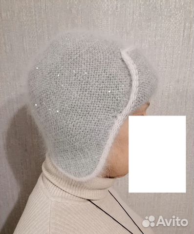 Шапка женская вязаная с 