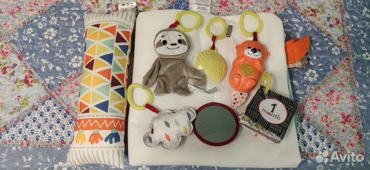 Детский развивающий коврик Fisher-Price гимнастика