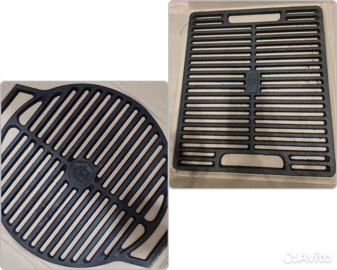 Чугунная решетка гриль садж