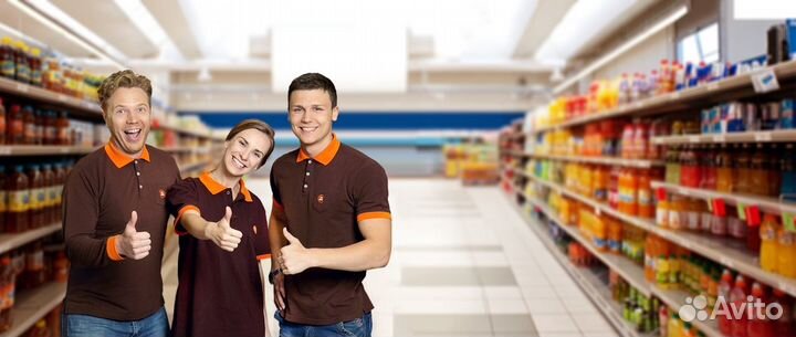 Работник торгового зала в супермаркет вв