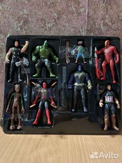 Детские игрушки, Школа марвел 8 героев.(Новый)