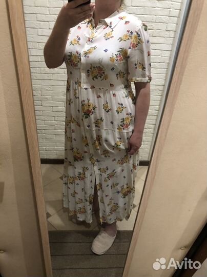 Шелковое платье mango